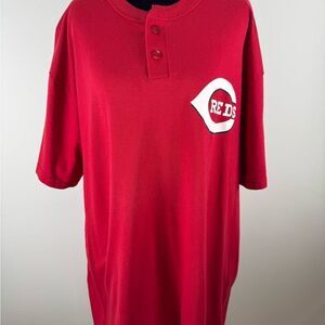 Majestic Vibrant Red Men's reds baseball shirt men’s xl genuine merchandise